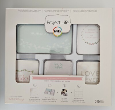 Project Life Core Kit Click Project Life Core Kit Southern Weddings Edition 616 Cards Scrapbooking ...
