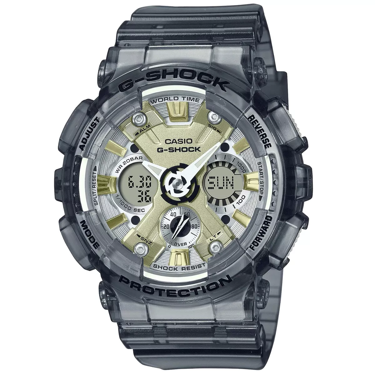 Grey g shock women's best sale watch
