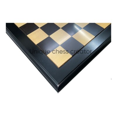 21''x21''Ebony and Maple Chess board Square Size = 55mm