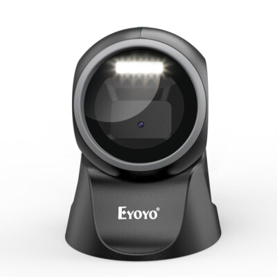 Eyoyo 2D Desktop Barcode Scanner Screen Scan Automatic Sensing 1D QR Code Reader