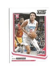 2018-19 Panini Score Jerome Robinson Rookie Card RC. rookie card picture