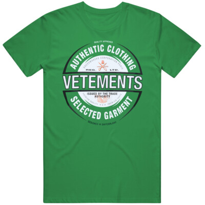 Vetements Beer Badge T Shirt | eBay