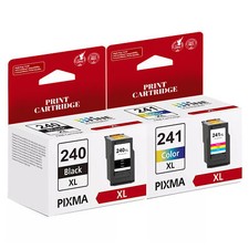 2PK Ink Cartridges PG-240XL CL-241XL for Canon PIXMA MG2220 MG3600 TS5120 MG3620