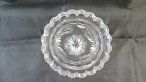 Pot De Cristal Collection Vintage Décoré Motifs Florale Début 900 R119 - Photo 10 sur 11