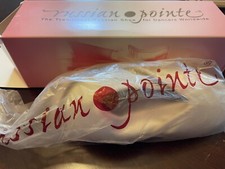 Russian Pointe Ballet Shoes Model E, Size 34, width 3, vamp 2, Shank MF - New