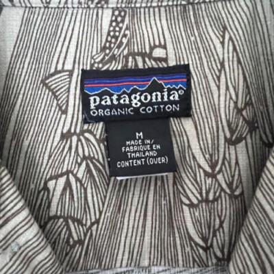 Rare!] Patagonia Trout Pattern AC Short-Sleeve Shirt, Size M
