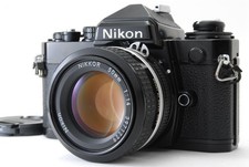 Top MINT Nikon FE Black SLR Camera Ai Nikkor 50mm f/1.4 Lens From JAPAN 127