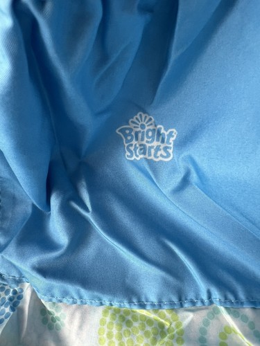Bright Starts Comfort and Harmony Deluxe Einkaufswagenabdeckung blau weiß grün - Bild 4 von 10