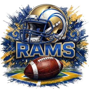 American Football Los Angeles Rams Self Adhesive Vinyl Sticker