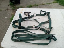 used nylon Western Bridle halter combination 