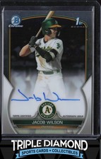 2023 Bowman Draft Chrome 1st Jacob Wilson Prospect Autograph Auto O552