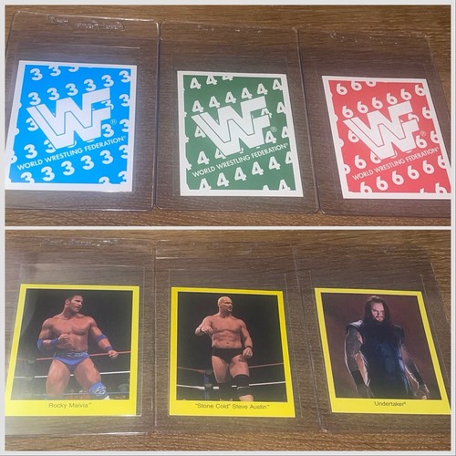 1997 The Rock Stone Cold Undertaker Cardinal WWF Trivia Rookie Card WWE ...