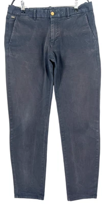 Scotch & Soda Pantalon Chino Homme Stuart Stretch Gris Slim Taille W30 L30 - Photo 1/4