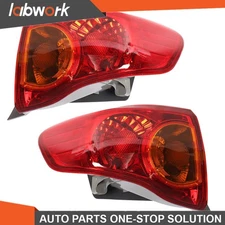 Labwork Outer Tail Light For Toyota Corolla 2009-2010 Red Brake Lamp Left+Right