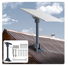 Starlink Gen 3 Mount Adapter Aluminum 15.7" Steel Pivot Pole Adjustable Roof Kit