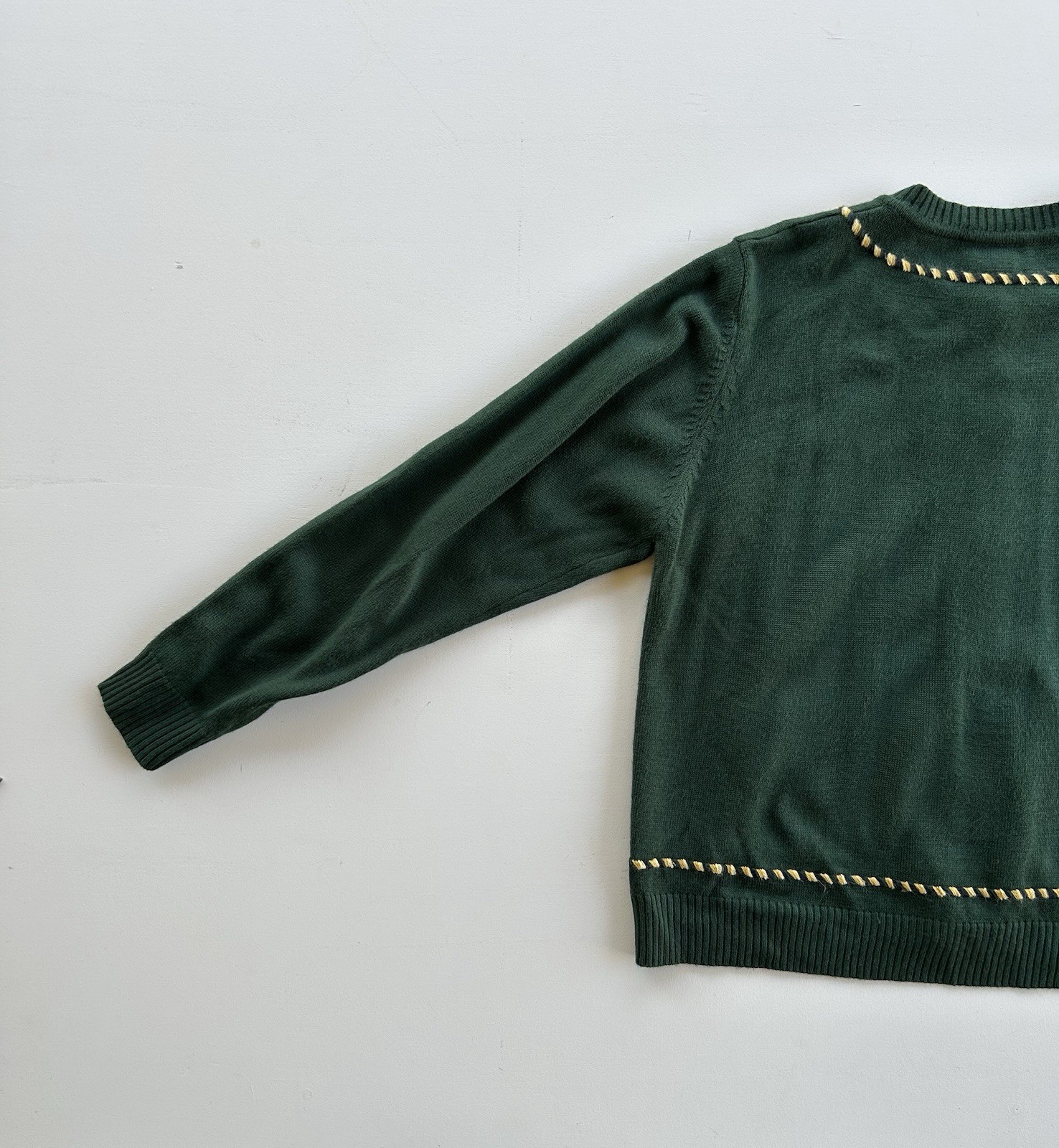 Pendleton Acrylic Wool Green Button Up Cardigan S… - image 15