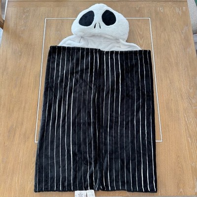 The Nightmare Before Christmas Jack Skellington Wearable Hooded Blanket 30''x50''
