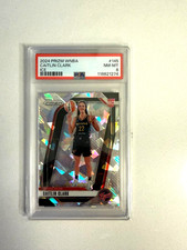 2024 PRIZM WNBA ICE ROOKIE PSA 8 CAITLIN CLARK FEVER