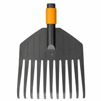 Fiskars Quikfit Laubbesen Kleinlaub Besen Laubrechen Rechen Werkzeugkopf 32 Cm