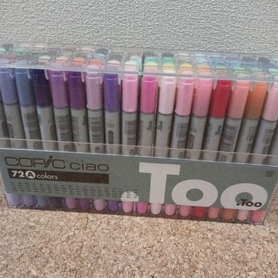 Copic Ciao Markers 72 Color Set Manga Drawing Marker Pen Japan Used