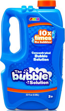 32 Oz Concentrated Bubble Solution Refill Makes 2.5 Gallons for Kids Toys
