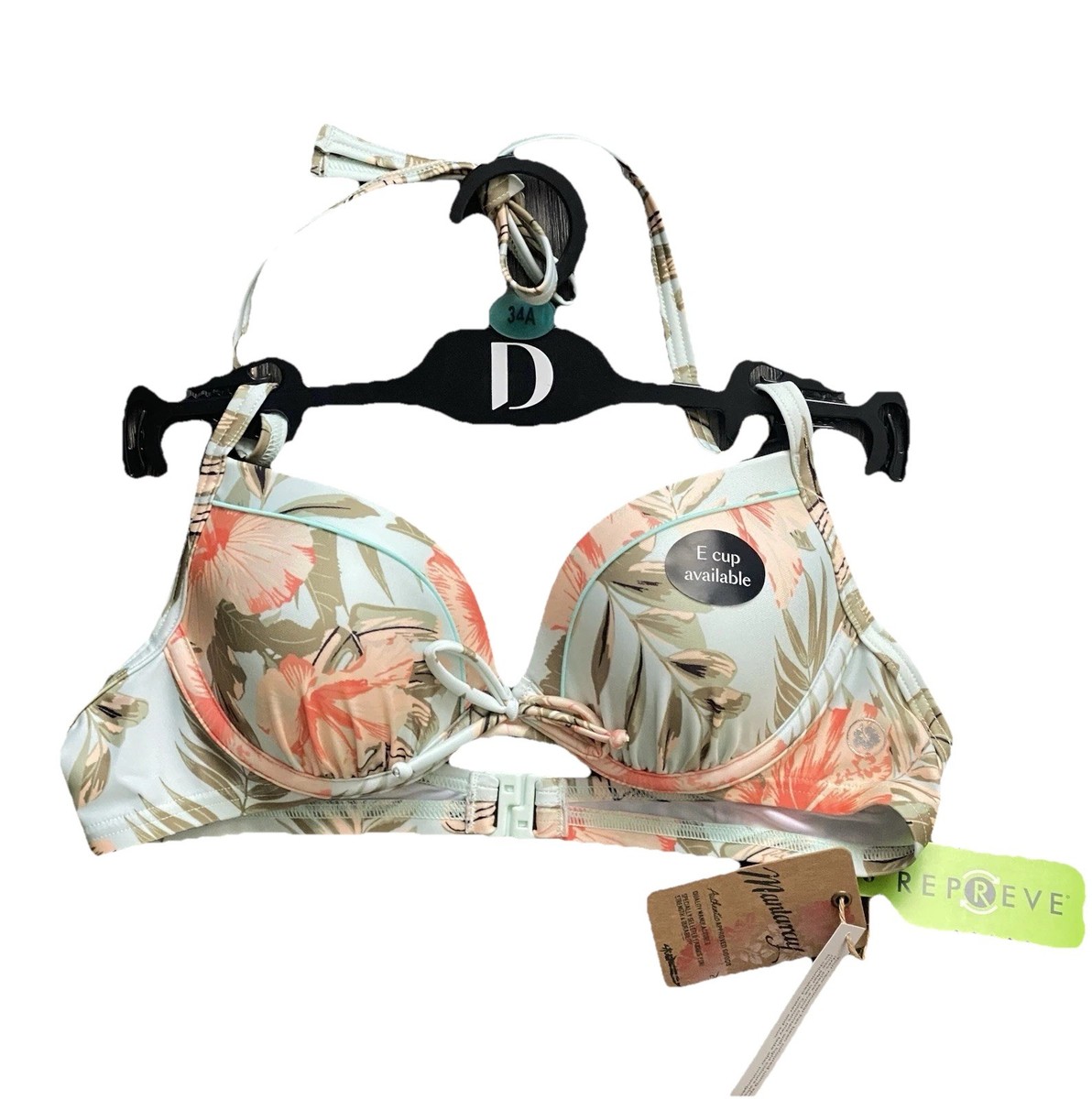 Debenhams Mantaray Waikiki Padded Floral Bikini Top Holiday