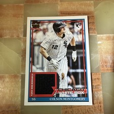 Topps 2026 Series 1 1991 Jersey Relics Colson Montgomery Rookie #91R-CMO Sox