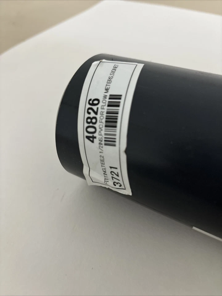 **SIGNET SCIENTIFIC 2 1/2” PVC FLOW METER TEE TUBE FITTING 40826 &WARRANTY# - Image 3 of 4