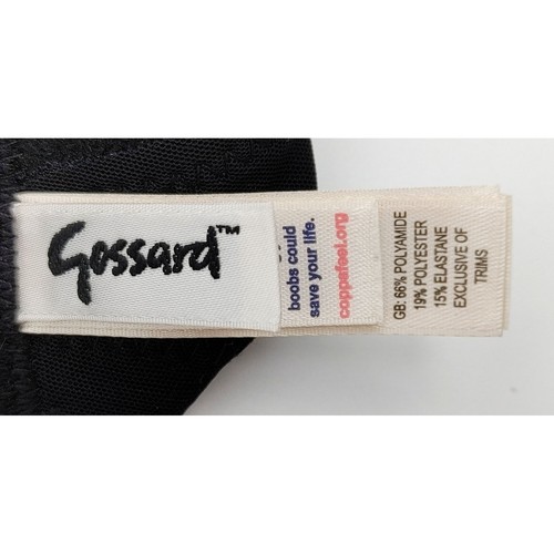 Gossard 6271 Glossies Sheer Mesh Underwire Full Cup Bra US36H Black New - Bild 6 von 8