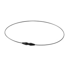 phiten RAKUWA Necklace Wire EXTREME Black 50cm