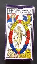 §§ ancien tarot de Marseille - cartomancie Grimaud 394 403 - France Cartes