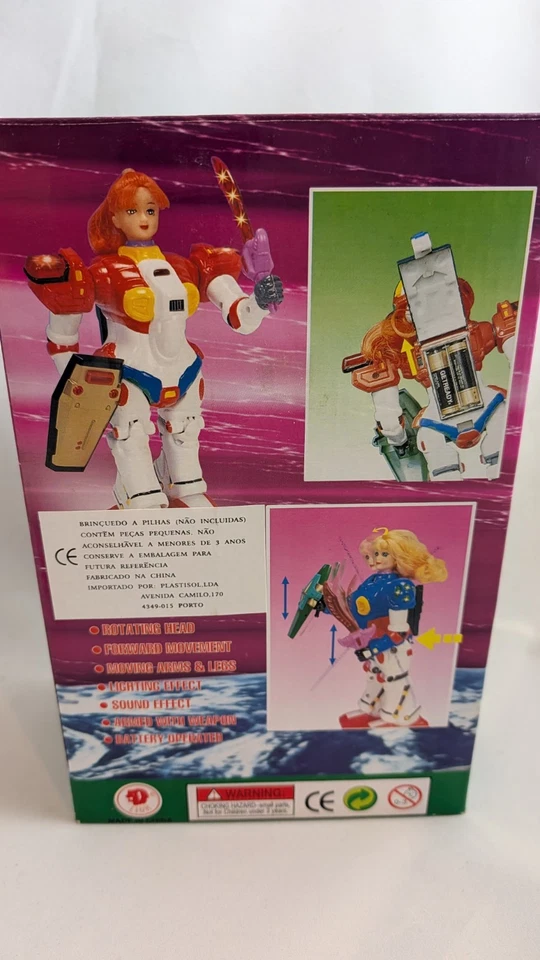 Guardian Beauty con caja batería iluminar Gundam Barbie muñeca bootleg knockoff KO Foto 4 de 4