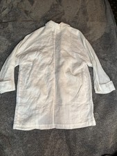 York street White Linen Blazer