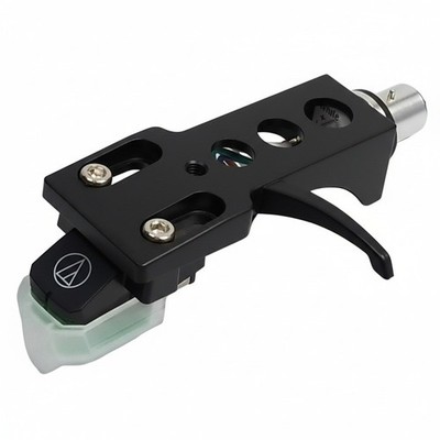 Headshell, Stylus + Audio Technica AT-VM95E Cartridge, für ION Plattenspieler