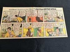 #01k Disney's TREASURY Sunday Comic Strip CAT FROM OUTER SPACE April 9, 1978