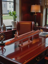 Wooden Ohio Class Submarine Model – Hand Carved Mahogany Nautical Decor Gift