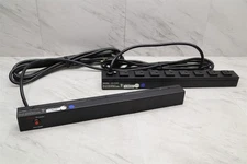 2 Lot CyberPower PDU15B8R 8-Outlet 15A 120V 1U Rackmount Power Distribution Unit