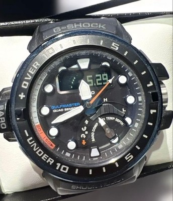 Casio G-SHOCK Gulfmaster GWN-Q1000A-1AJF Quad Sensor Solar Ana-Digi Uhr Blau