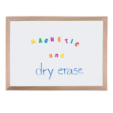 Flipside Products Framed Magnetic Dry Erase Board 24 X 36 Wood Framedwhite