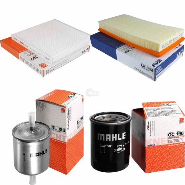 Mahle Kraftstofffilter KL 196 Innenraum LA 107 Luftfilter LX 662 ÖLfilter OC-image