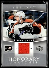 2006-07 Upper Deck Trilogy Honorary Swatches Simon Gagne Philadelphia Flyers