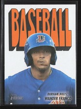 2021 Topps Heritage Minor League #72TPCC-21 Wander Franco 1972 Pack Cover
