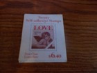 US SCOTT 3030a BOOKLET WITH 6 REMAINING UNUSED LOVE CHERUB STAMPS 32 CENT FACE — photo 1