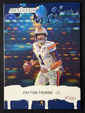 2025 Sage Artistry Blue Payton Thorne Auburn Rookie Card #38. rookie card picture