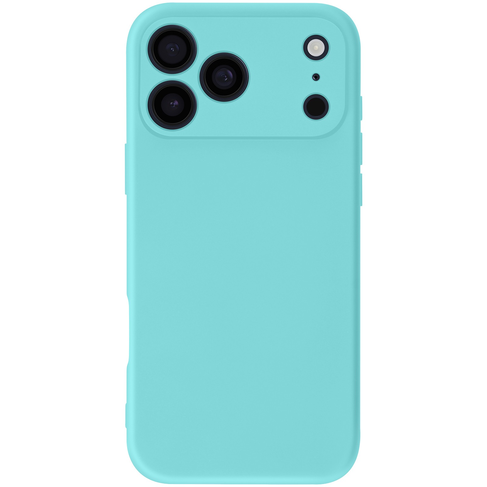 Coque iPhone 17 Pro Max Avizar Fast Cover en silicone soft-touch noir