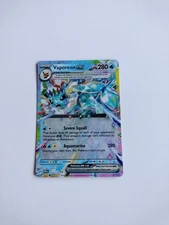Vaporeon ex Pokémon Trading Card Prismatic series