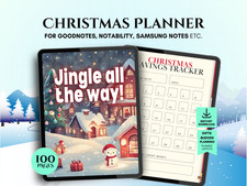 Digital Christmas  Holiday Planner  Instant Download PDF