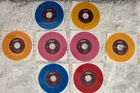 beatles jukebox color vinyl 45 Lot Of 8