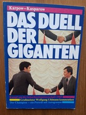 Uhlmann: Karpow - Kasparow