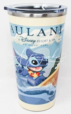 Disney Aulani Resort Stitch Coffee Mug Cup Tumbler Refillable Insulated New 2025